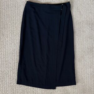 Banana Republic Factory Black Midi Pencil Skirt